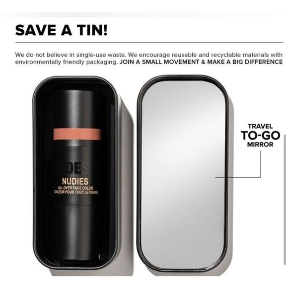 🧡 NUDESTIX Nudies Bloom – Tiger Lily Queen 🧡 Multi-tasking Cream Blush Stick f - Picture 4 of 8